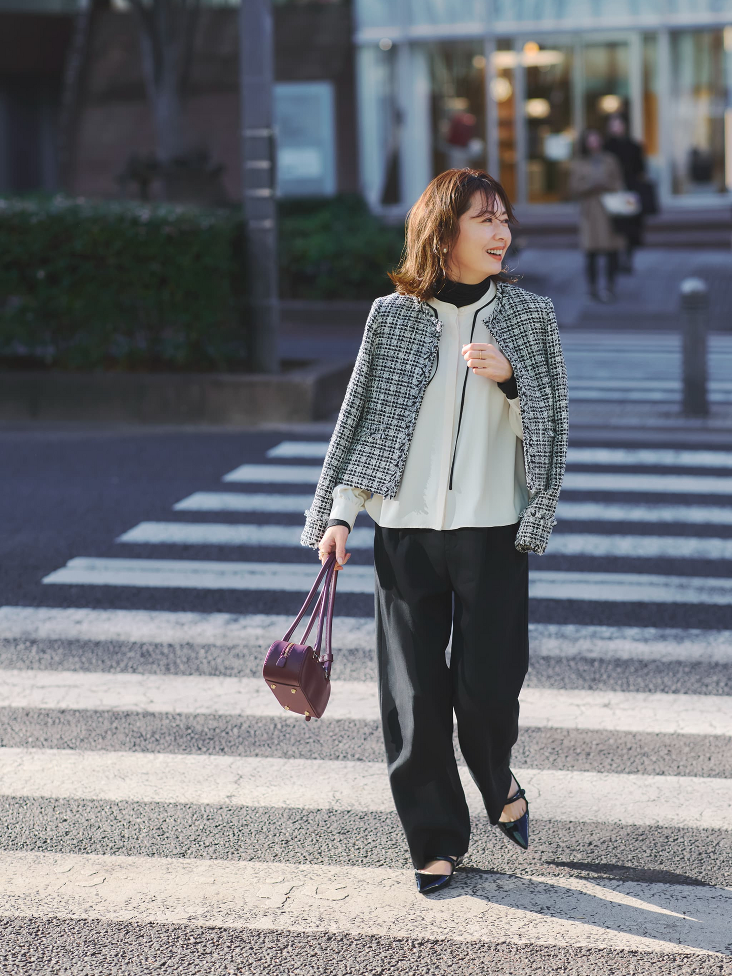 ミックスツイードジャケット　[通常]