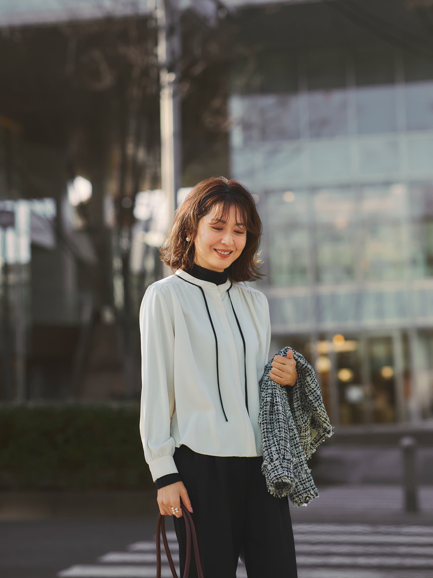 ミックスツイードジャケット　[通常]