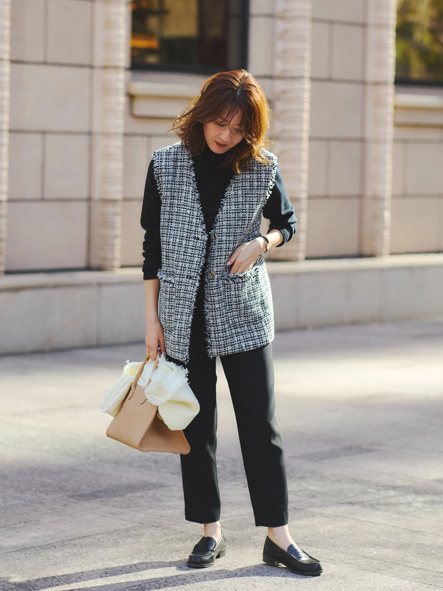 ミックスツイードジレ　[通常]