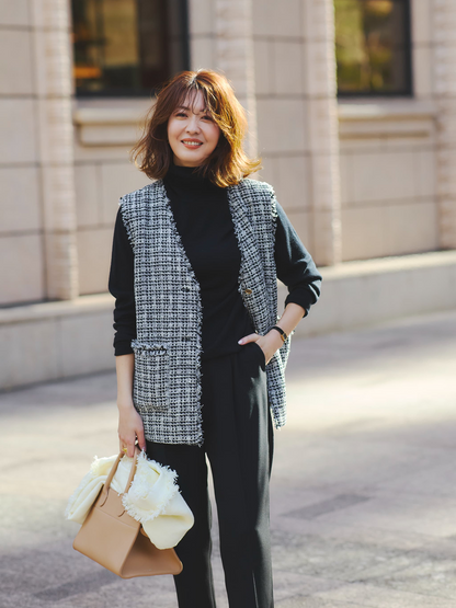 ミックスツイードジレ　[通常]