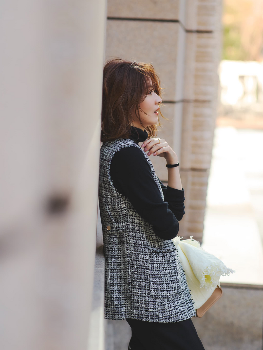 ミックスツイードジレ　[通常]