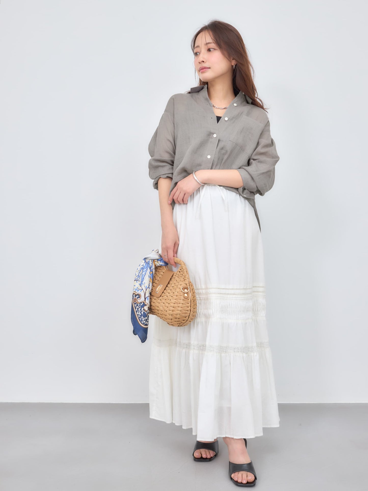 149cm | B:77 W:60 H:83 股下:68.5 | regular着用