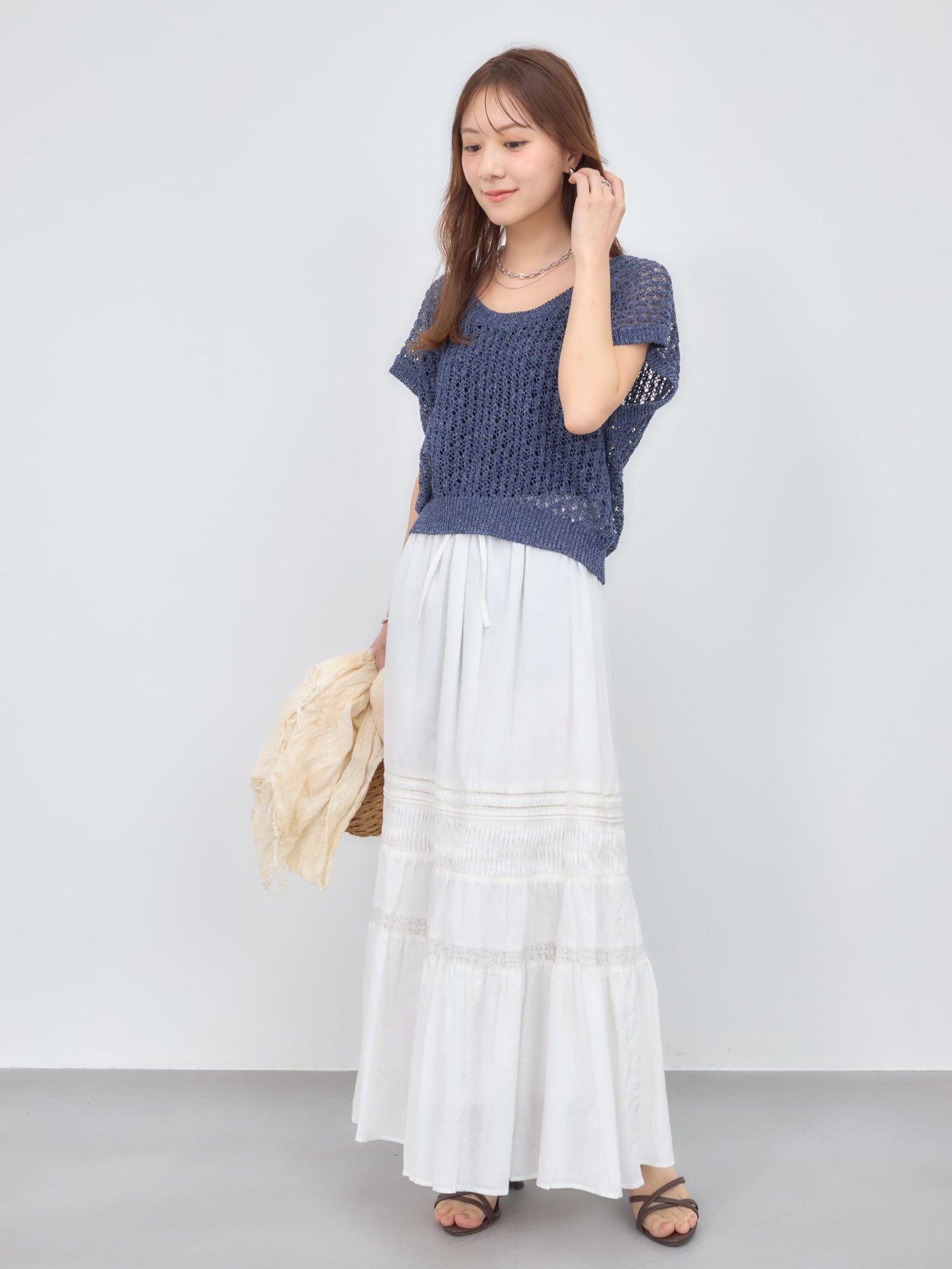 150cm | B:78 W:56 H:74 股下:69  | regular着用