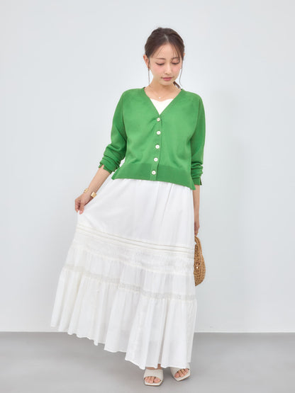 シアーVネックカーディガン　[通常]