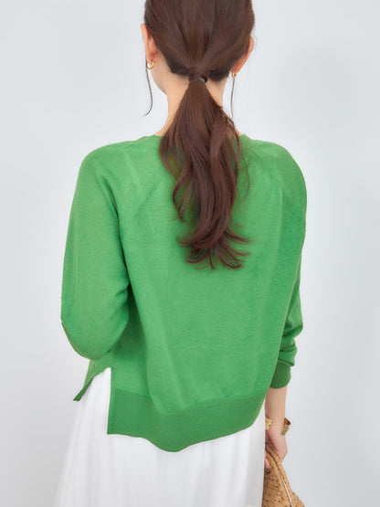 シアーVネックカーディガン　[通常]