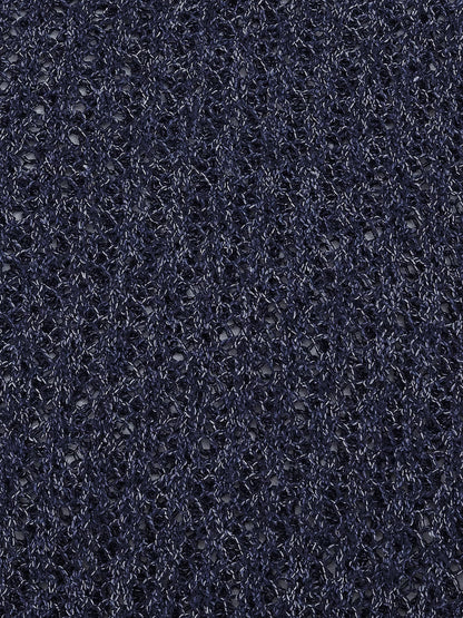 2wayコードヤーンミックス透かしニット　[通常]