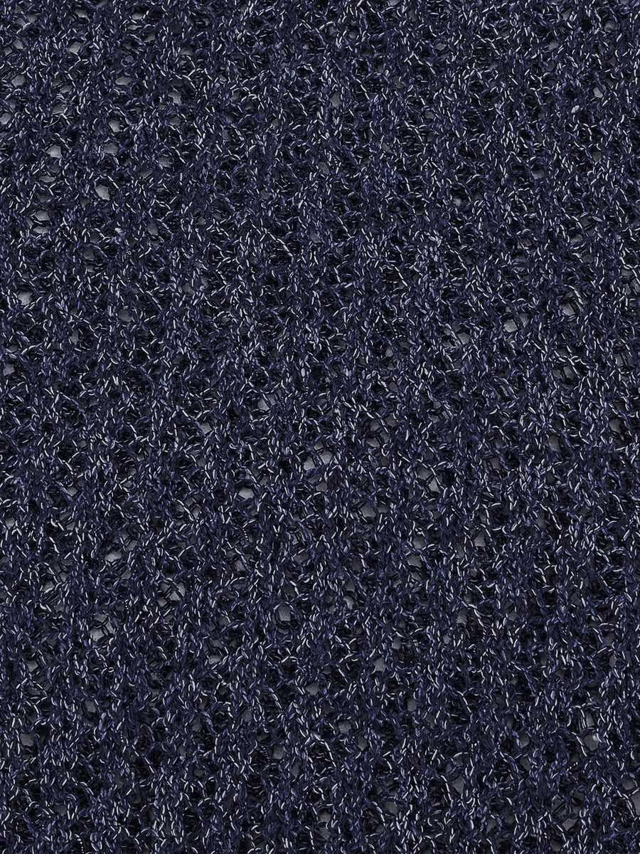 2wayコードヤーンミックス透かしニット　[通常]