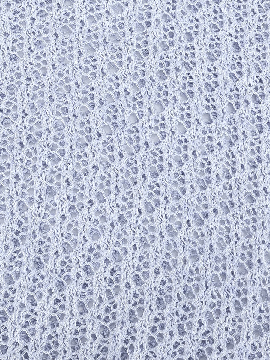 2wayコードヤーンミックス透かしニット　[通常]