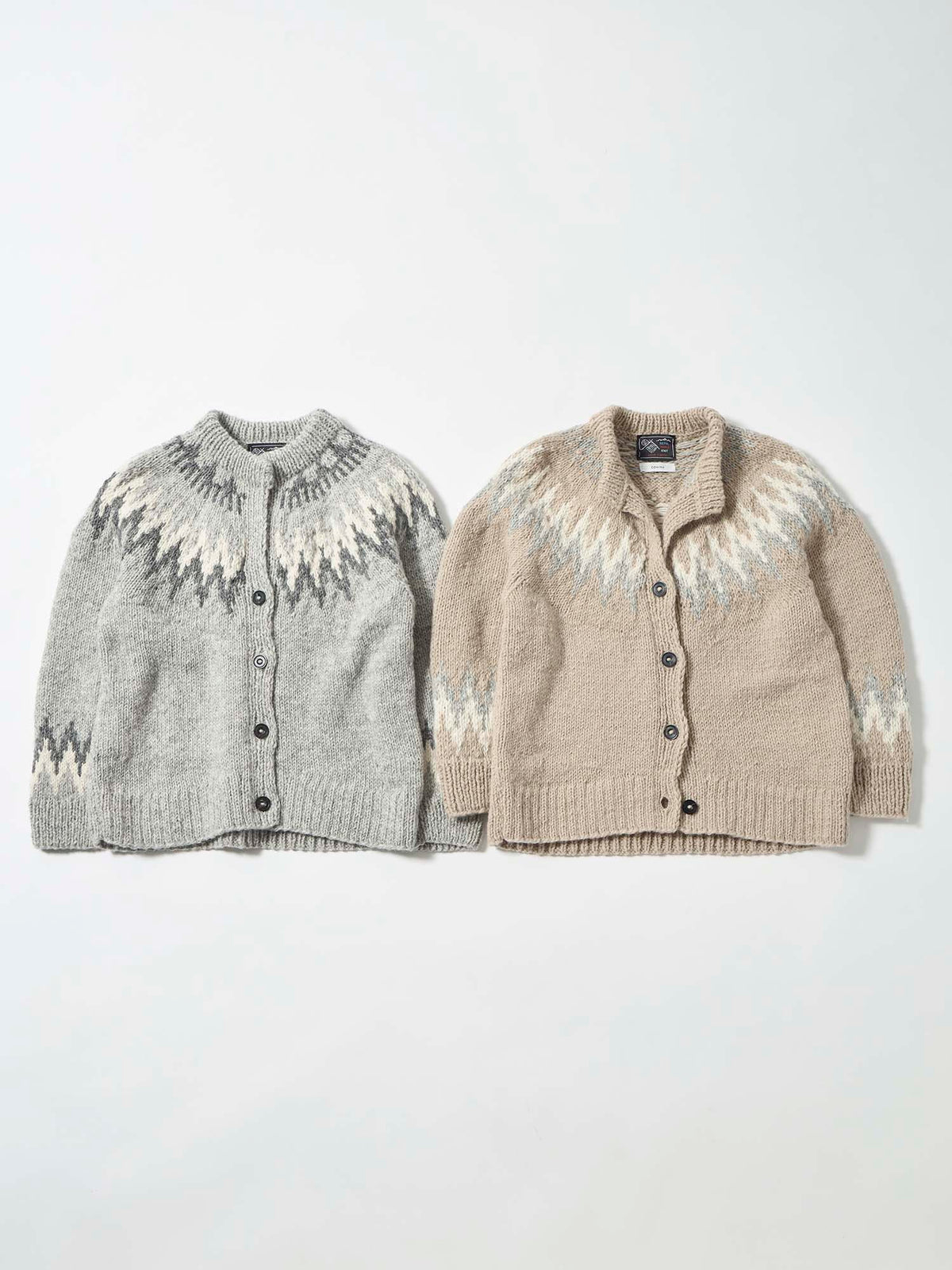 【NEPAL HAND KNIT】求心柄カーディガン　[通常]
