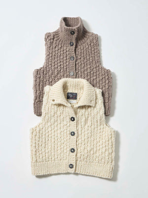 【NEPAL HAND KNIT】ロービングニットベスト　[通常]