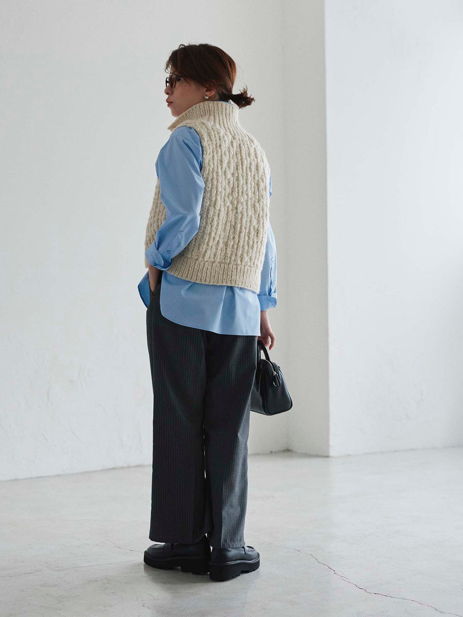【NEPAL HAND KNIT】ロービングニットベスト　[通常]