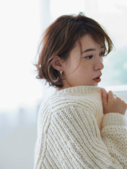 【NEPAL HAND KNIT】パターンミックスカーディガン　[通常]