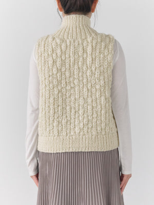 【NEPAL HAND KNIT】ロービングニットベスト　[通常]