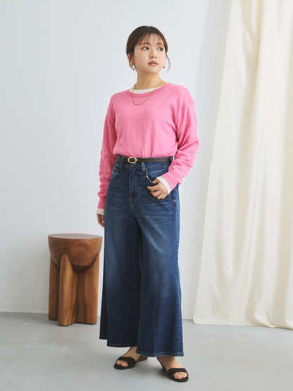 【Healthy DENIM×COHINA】BABY GINGER センタープレスデニム-short & regular　[通常]