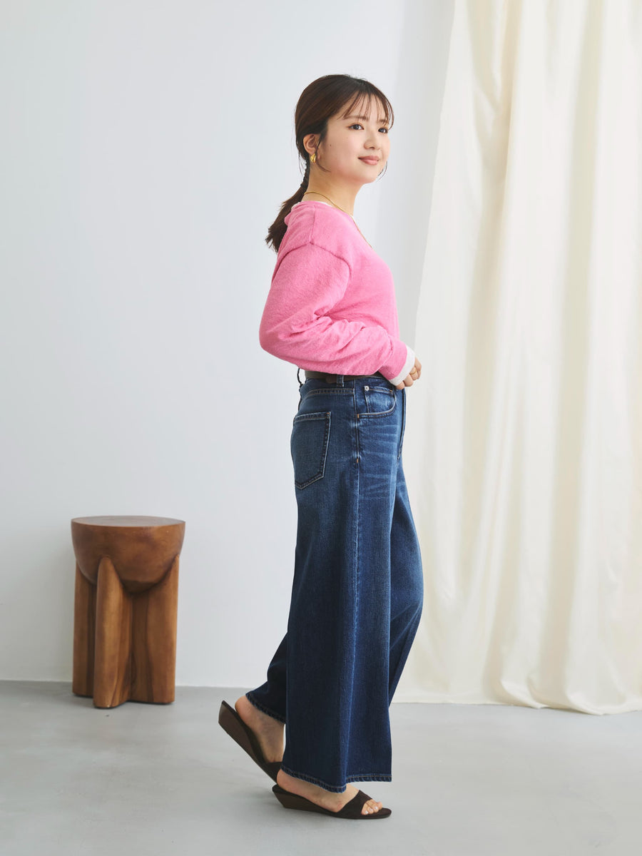【Healthy DENIM×COHINA】BABY GINGER センタープレスデニム-short & regular　[通常]