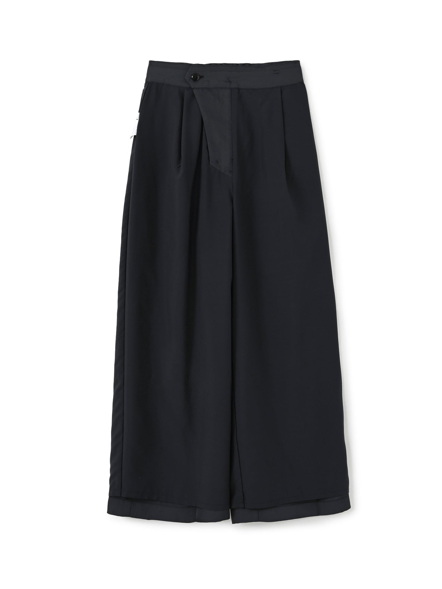 ブライトツイルタックワイドパンツ　[通常]