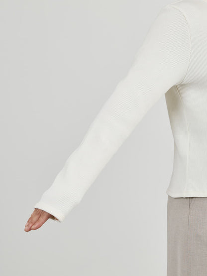 コットンテレコリブカーディガン　[通常]