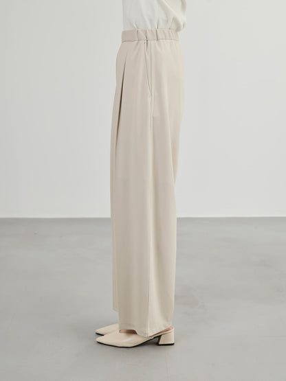 【UVカット/ウォッシャブル/防シワ】リラクシータックパンツ-short & regular　[通常]