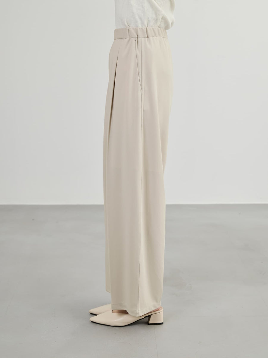 【UVカット/ウォッシャブル/防シワ】リラクシータックパンツ-short & regular　[通常]