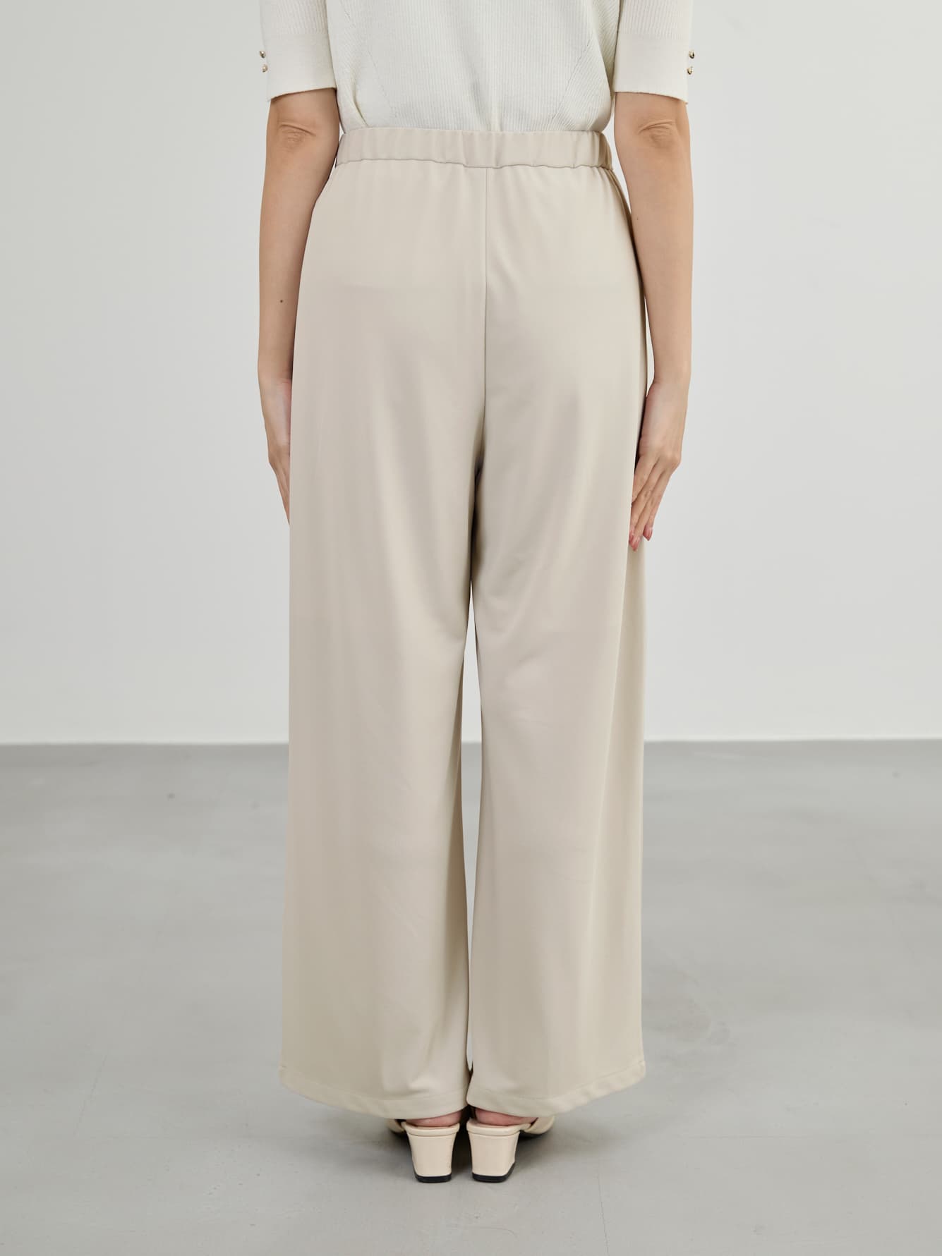 【UVカット/ウォッシャブル/防シワ】リラクシータックパンツ-short & regular　[通常]