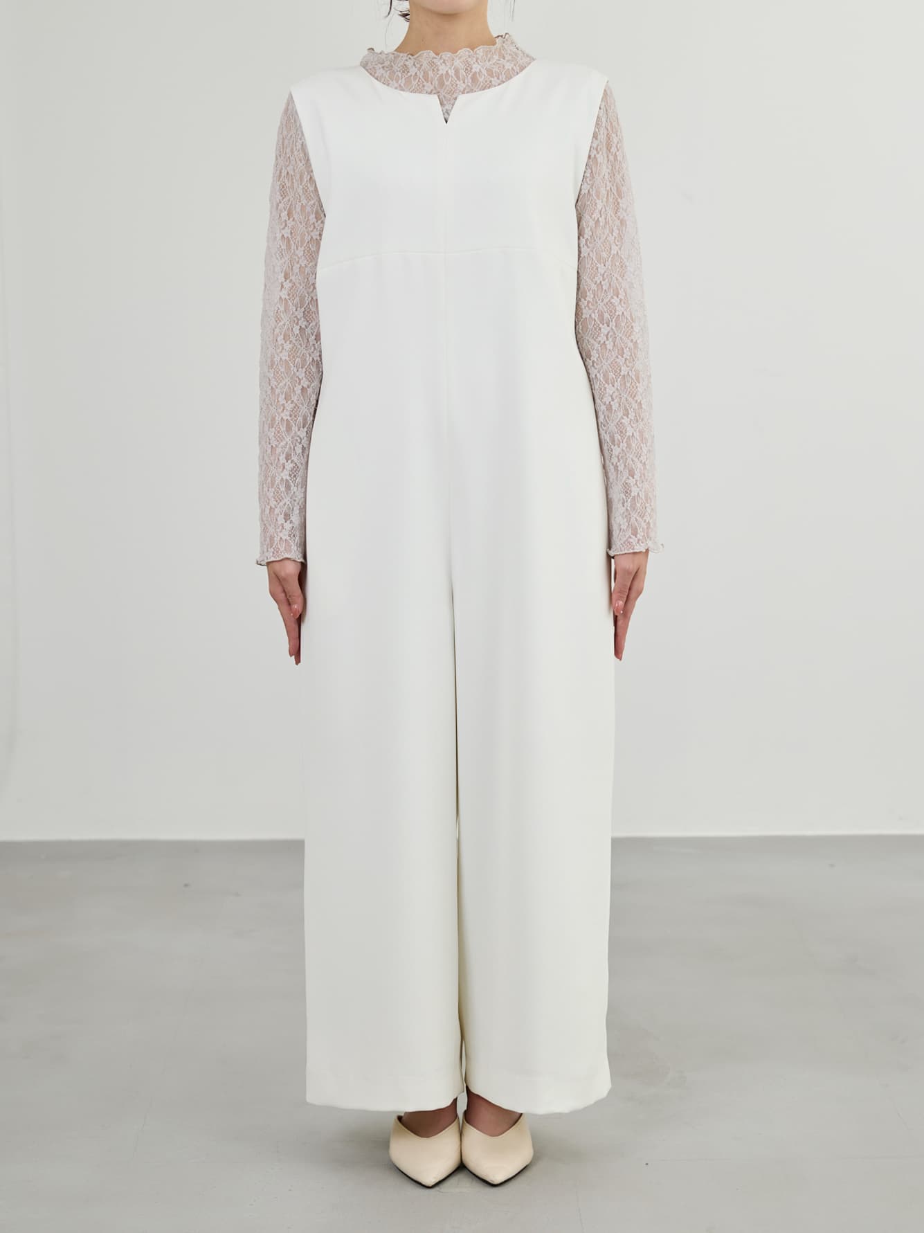 キーネックとろみオールインワン-short & regular　[通常]