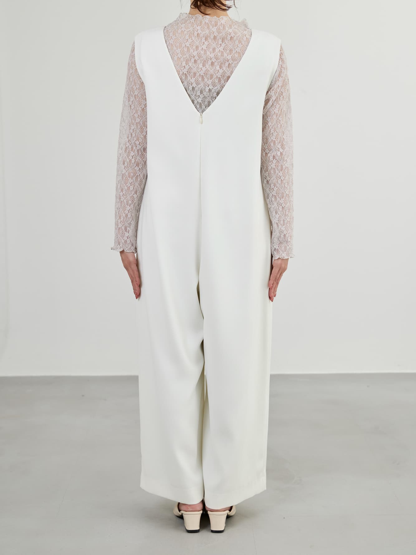 キーネックとろみオールインワン-short & regular　[通常]