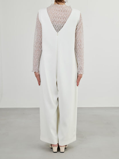 キーネックとろみオールインワン-short & regular　[通常]