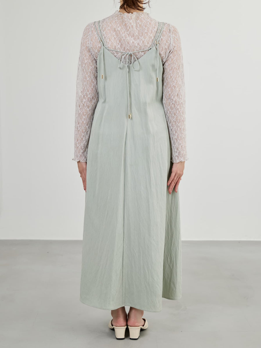 レイヤードデザインキャミワンピース-short & regular　[通常]