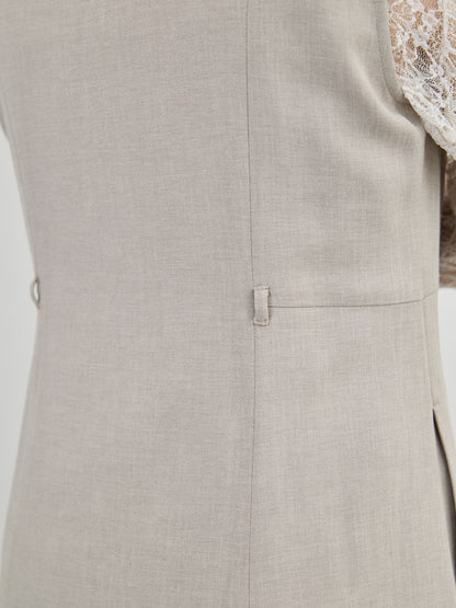 トリアセリネンライクジレワンピース-short & regular　[通常]