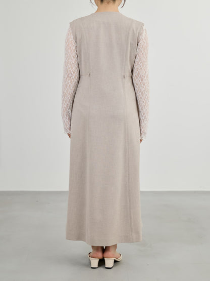 トリアセリネンライクジレワンピース-short & regular　[通常]