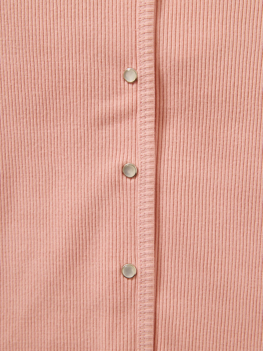 コットンテレコリブカーディガン　[通常]