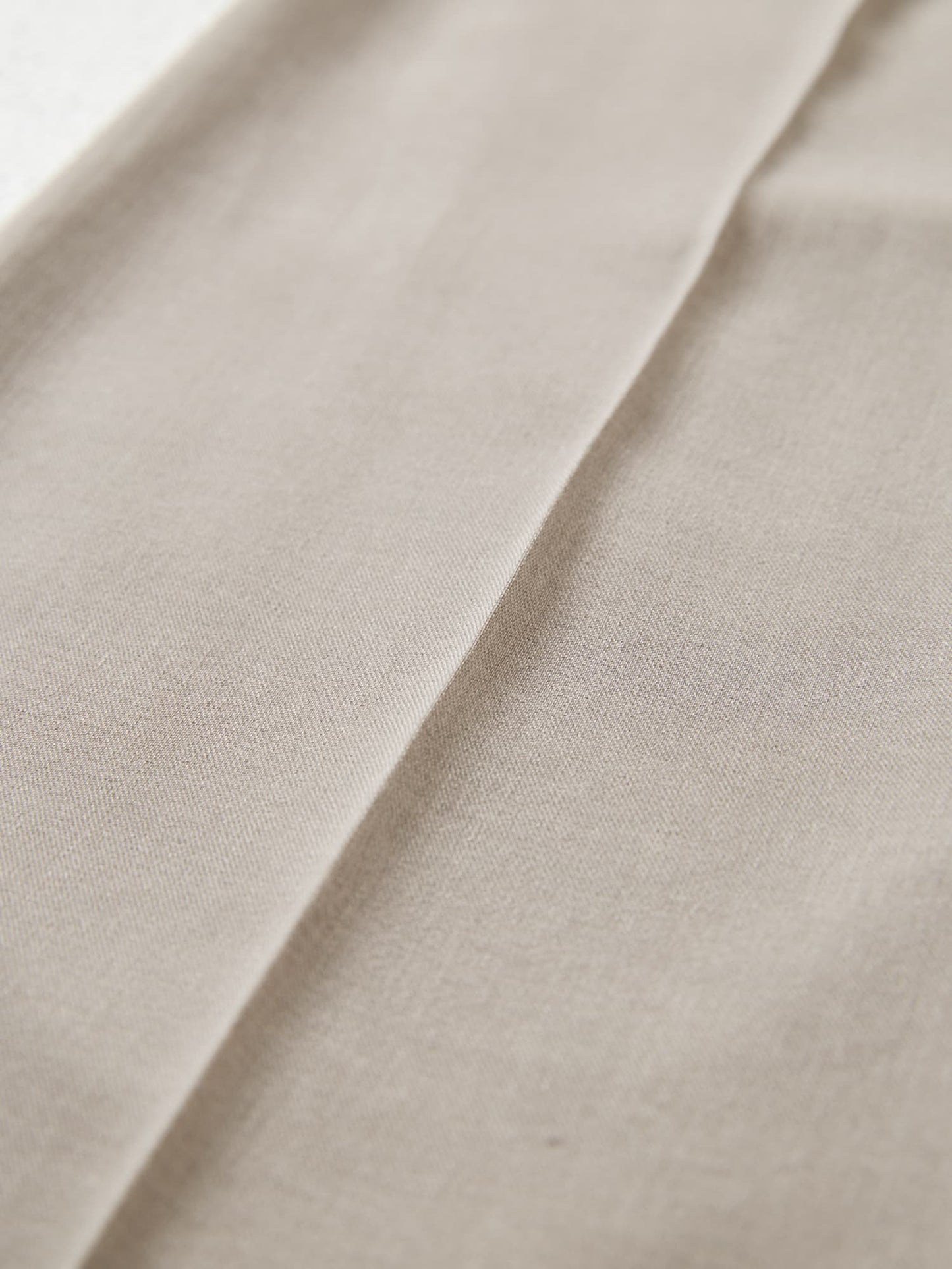 トリアセリネンライクストレートパンツ-short & regular　[通常]