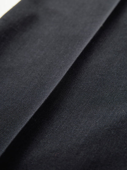 トリアセリネンライクストレートパンツ-short & regular　[通常]