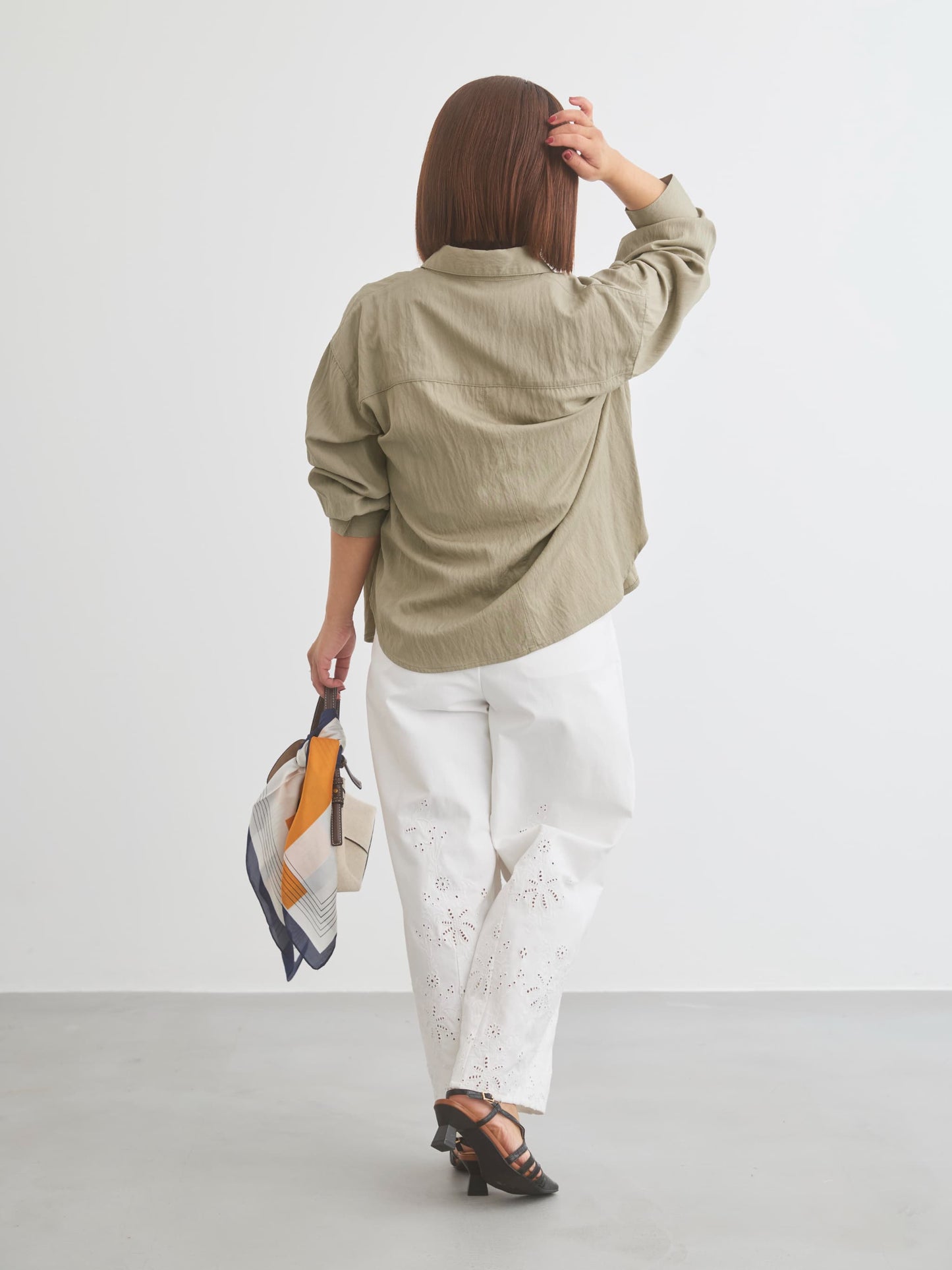 ナチュラルウォッシュダブルポケットシャツ　[通常]