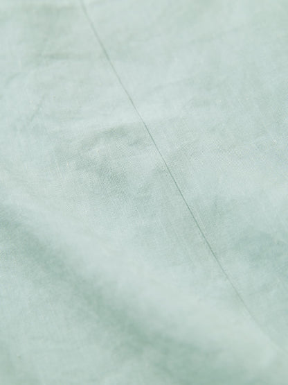 ストレッチリネンIラインスカート-short & regular　[通常]