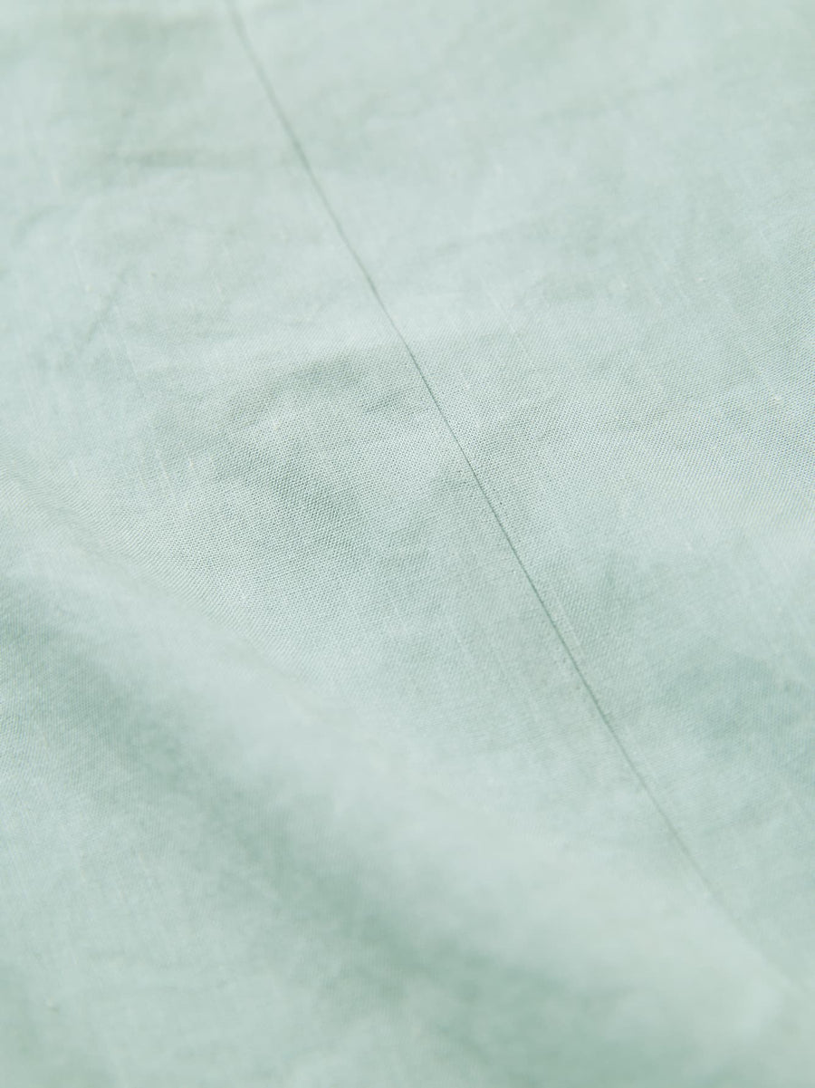 ストレッチリネンIラインスカート-short & regular　[通常]