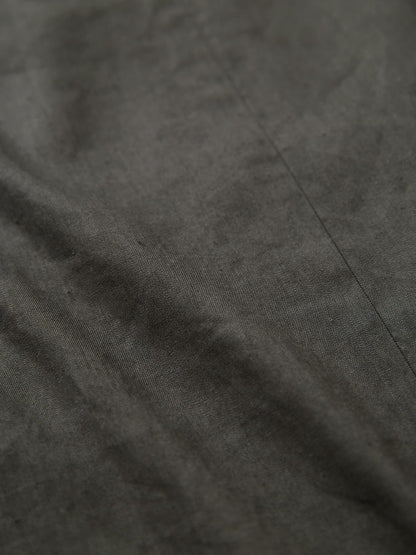 ストレッチリネンIラインスカート-short & regular　[通常]