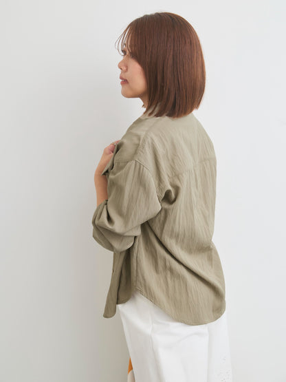 ナチュラルウォッシュダブルポケットシャツ　[通常]