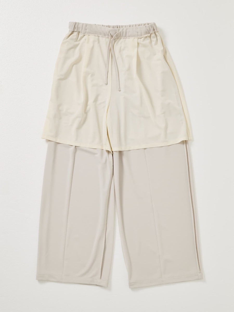 【UVカット/ウォッシャブル/防シワ】リラクシータックパンツ-short & regular　[通常]