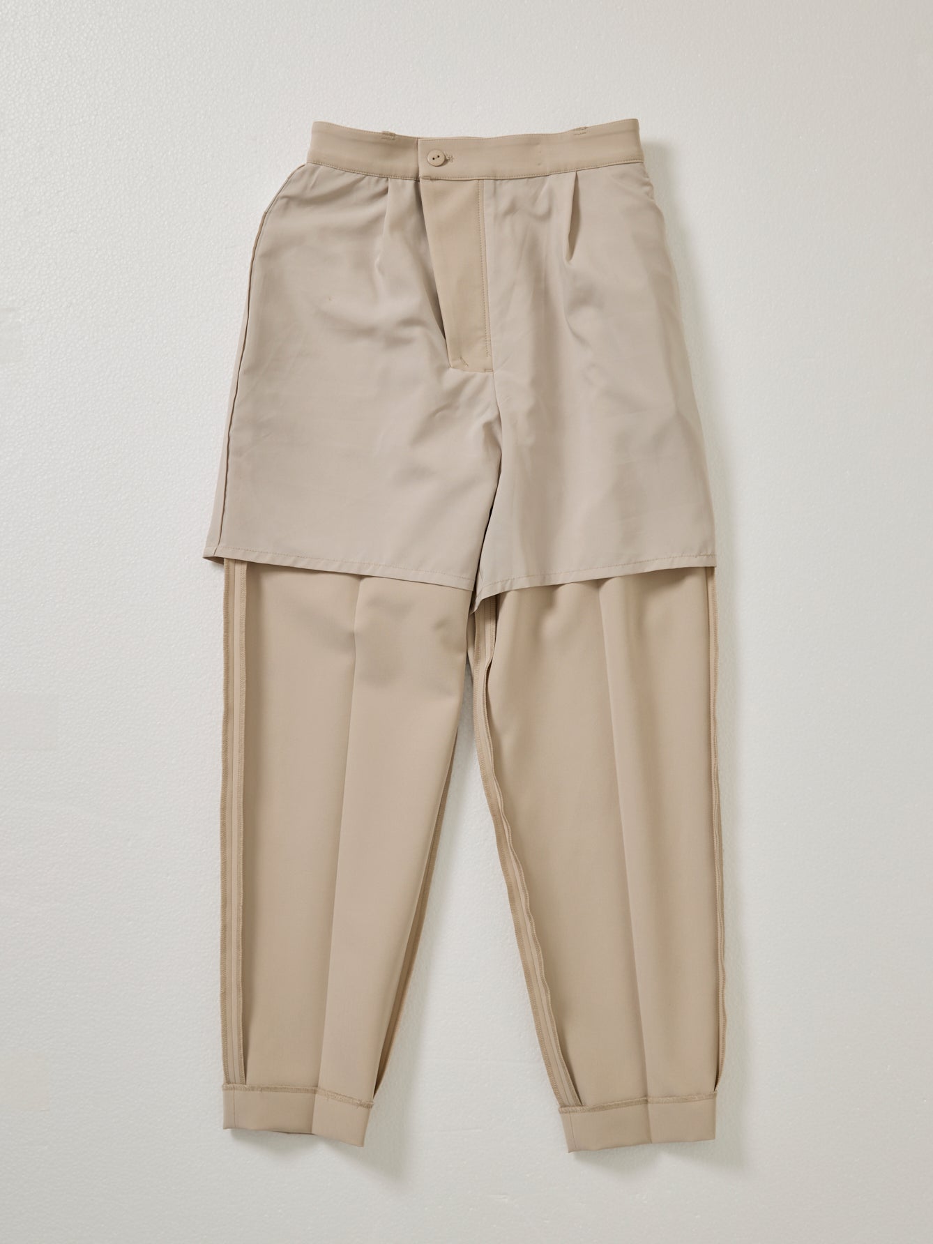 とろみワンタックテーパードパンツ-short & regular　[通常]