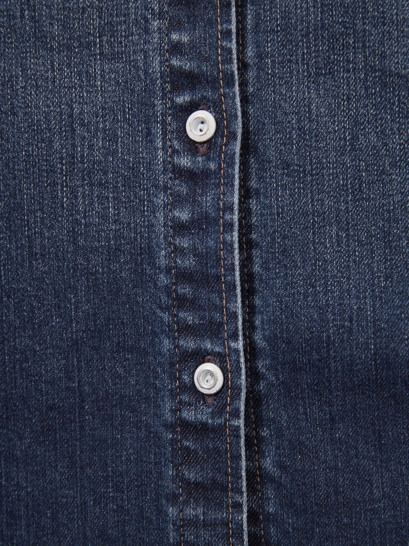 【Healthy DENIM×COHINA】LEMON BALM デニムビッグシャツ　[通常]