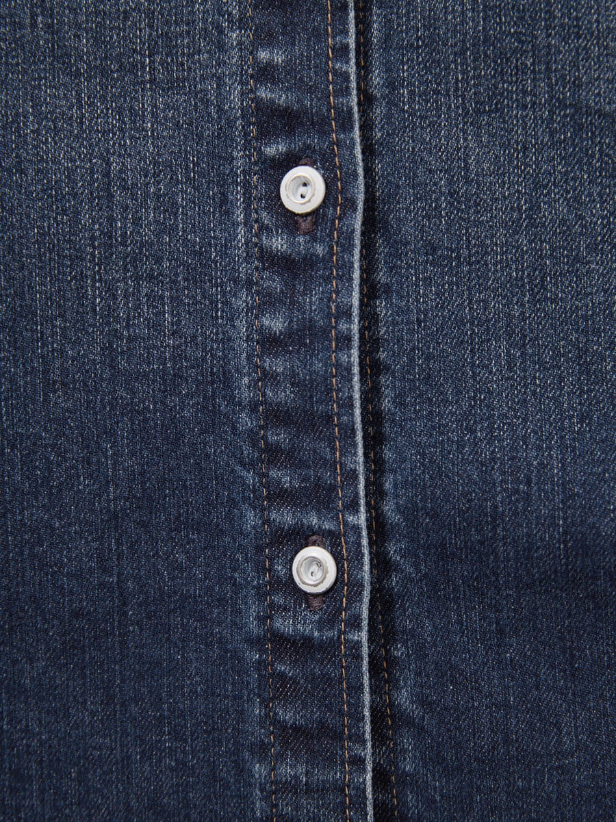 【Healthy DENIM×COHINA】LEMON BALM デニムビッグシャツ　[通常]