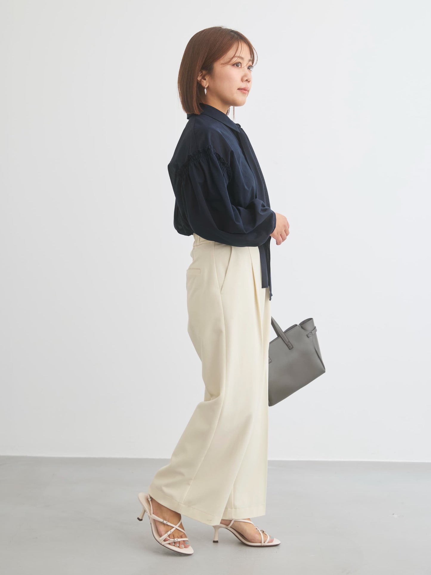 ウエストボタンマリンパンツ-short & regular　[通常]