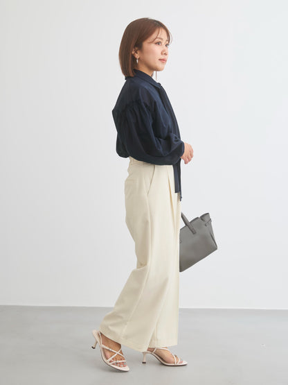 ウエストボタンマリンパンツ-short & regular　[通常]