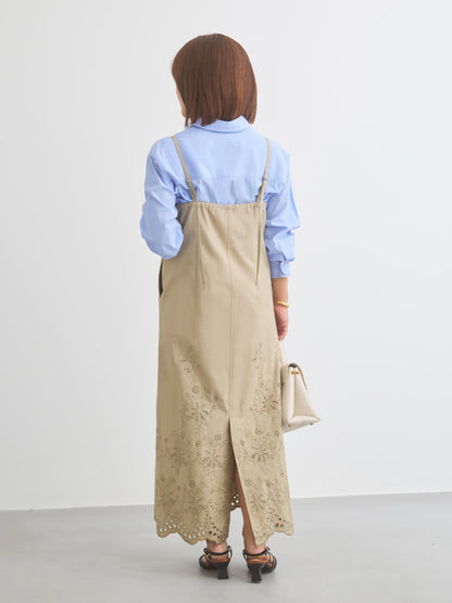 エンブロイダリージャンパースカート-short & regular　[通常]