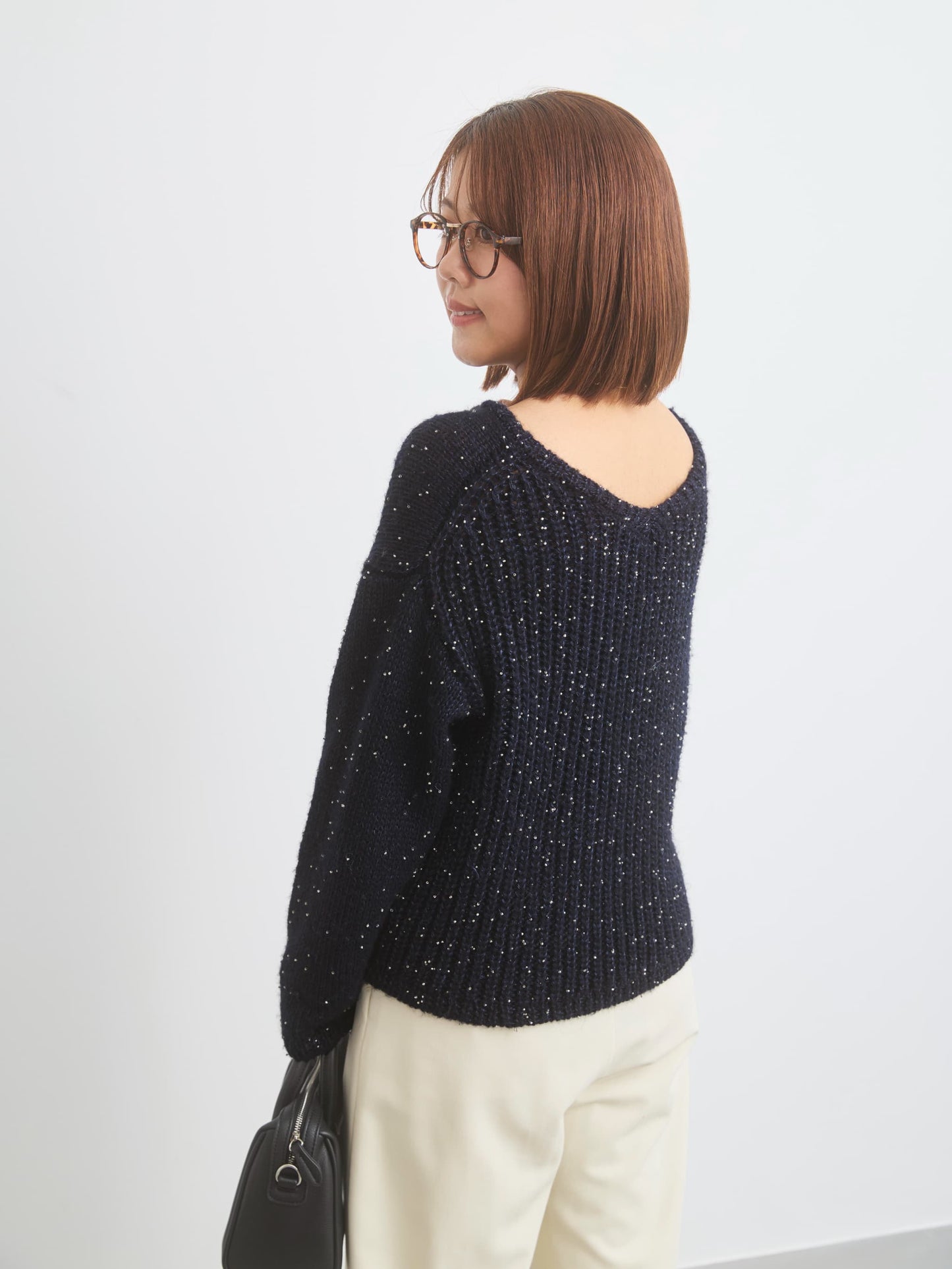 ビーズヤーンミックスニット　[通常]