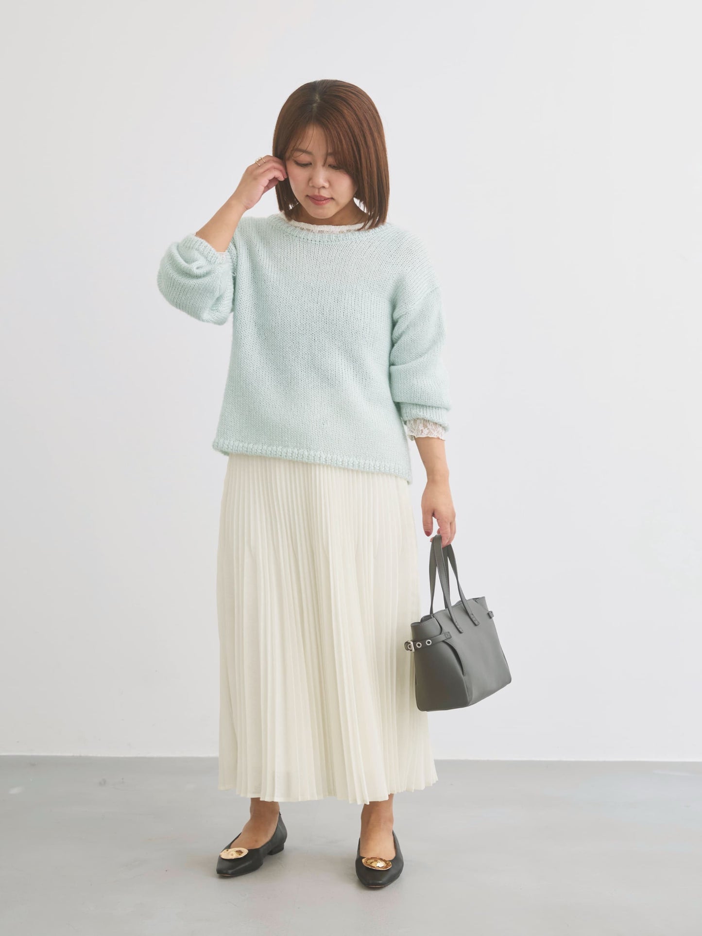 ビーズヤーンミックスニット　[通常]