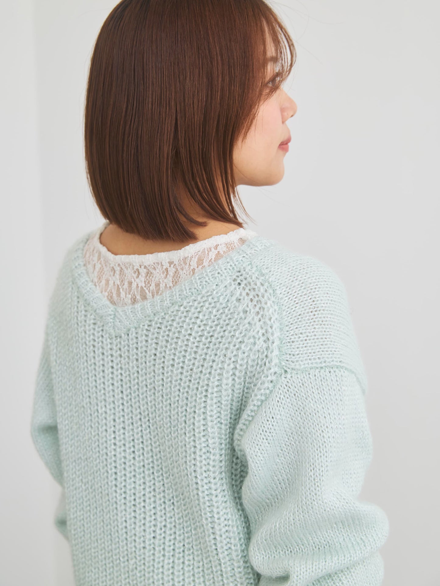 ビーズヤーンミックスニット　[通常]