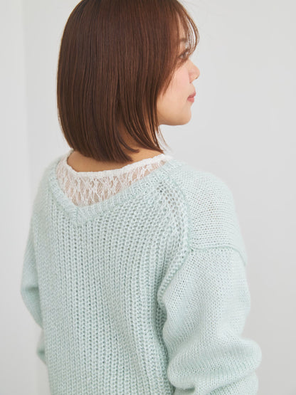 ビーズヤーンミックスニット　[通常]