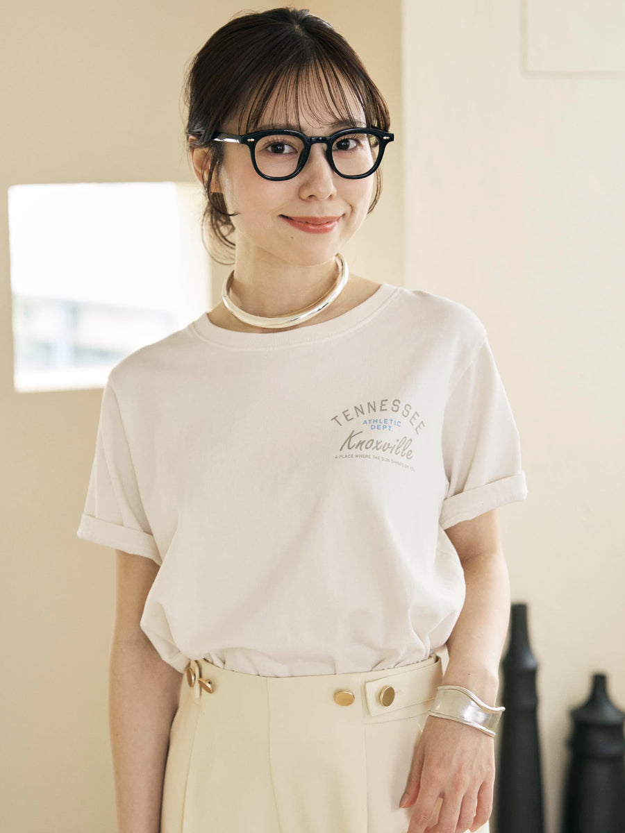 ヴィンテージライクロゴTシャツ　[通常]